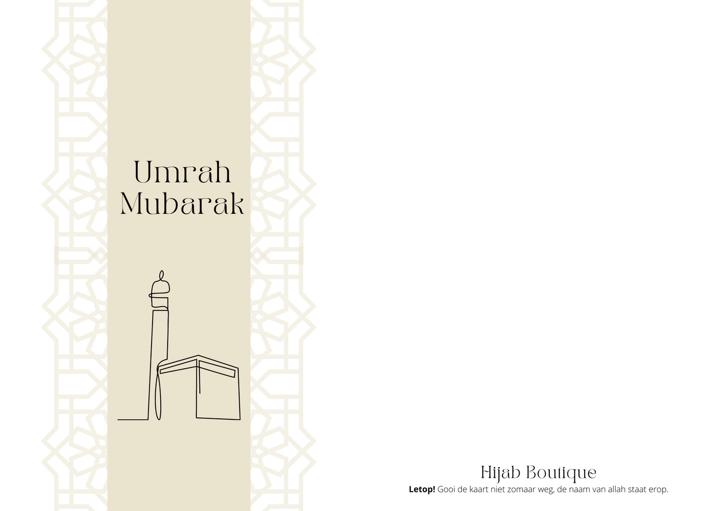 Umrah Mubarak - Hijab Boutique