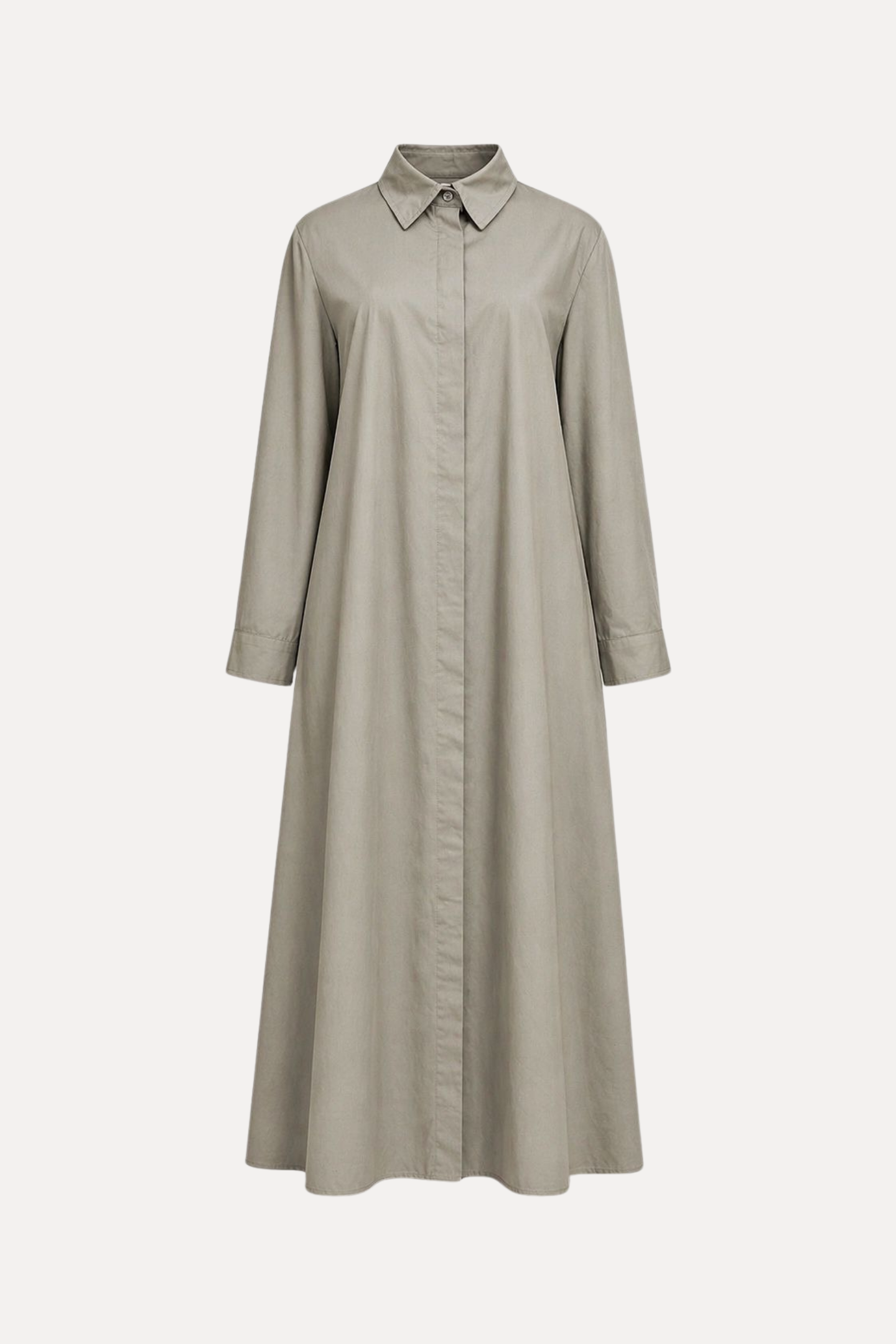 Cotton blouse dress - Khaki