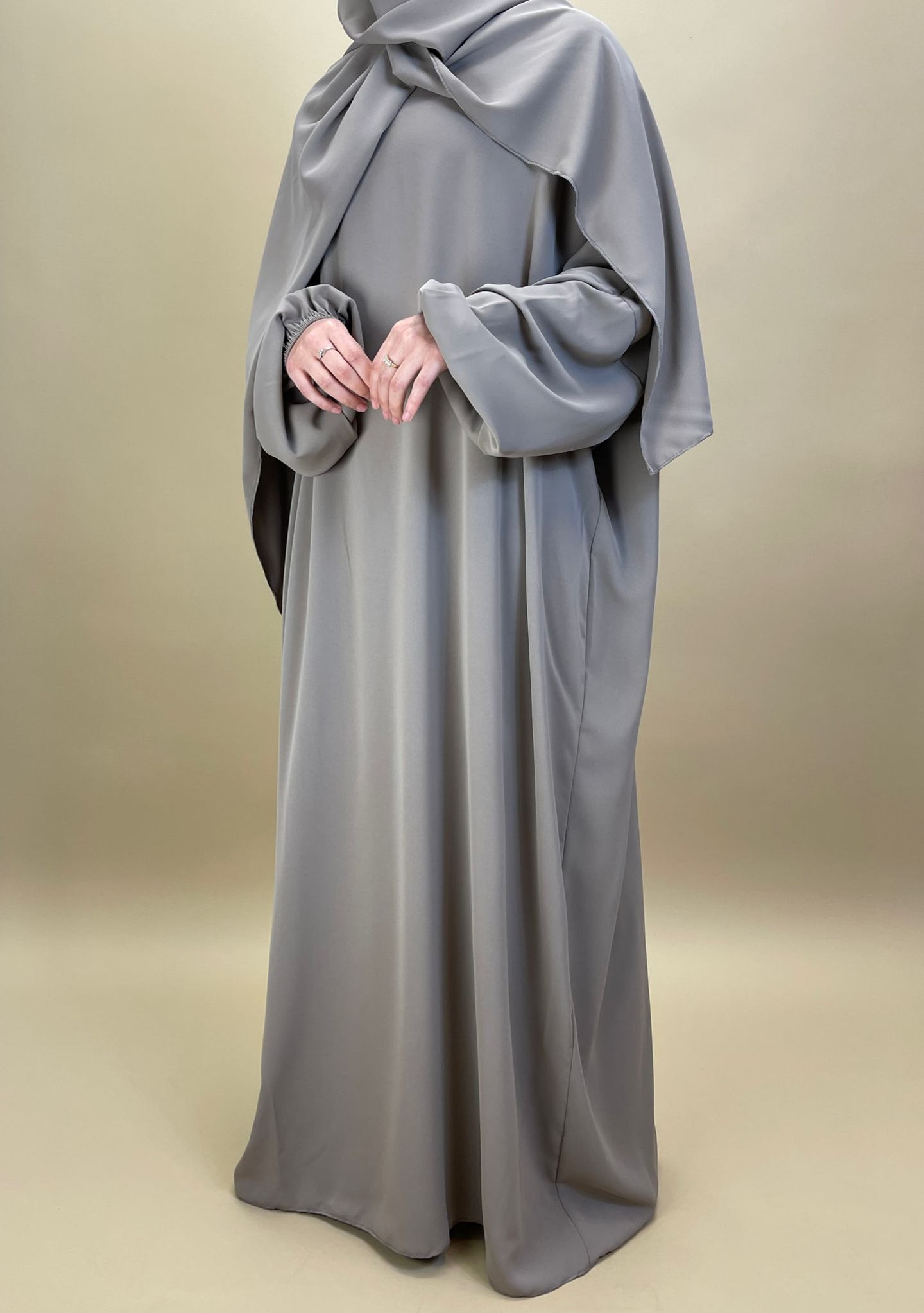 Abaya tweedelig - Taupe - Hijab Boutique