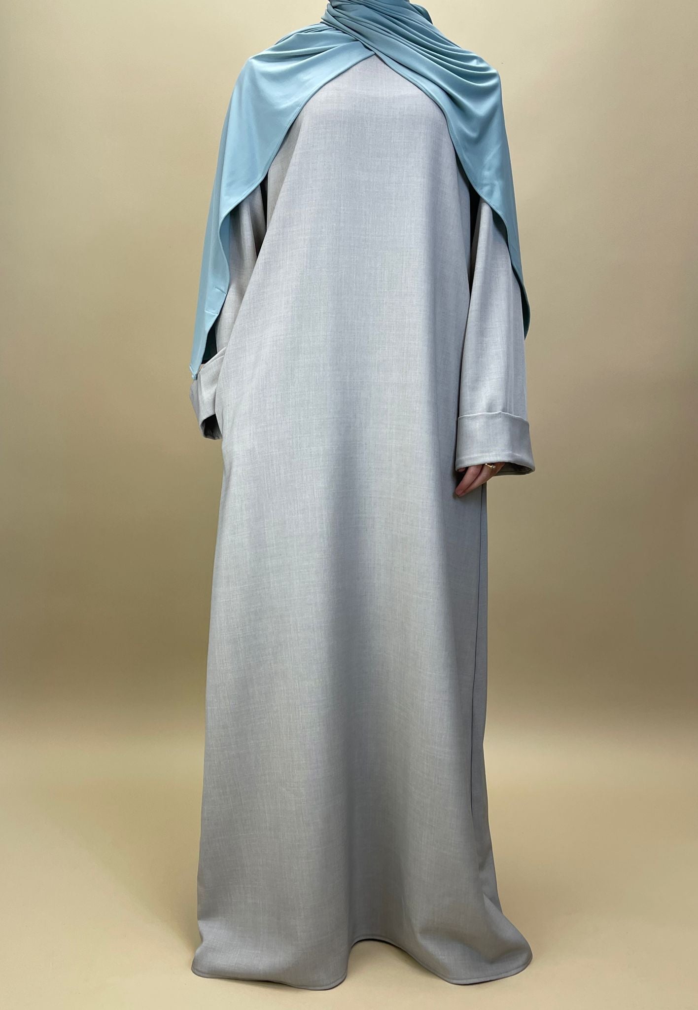 Abaya Lina - Taupe grey - Hijab Boutique