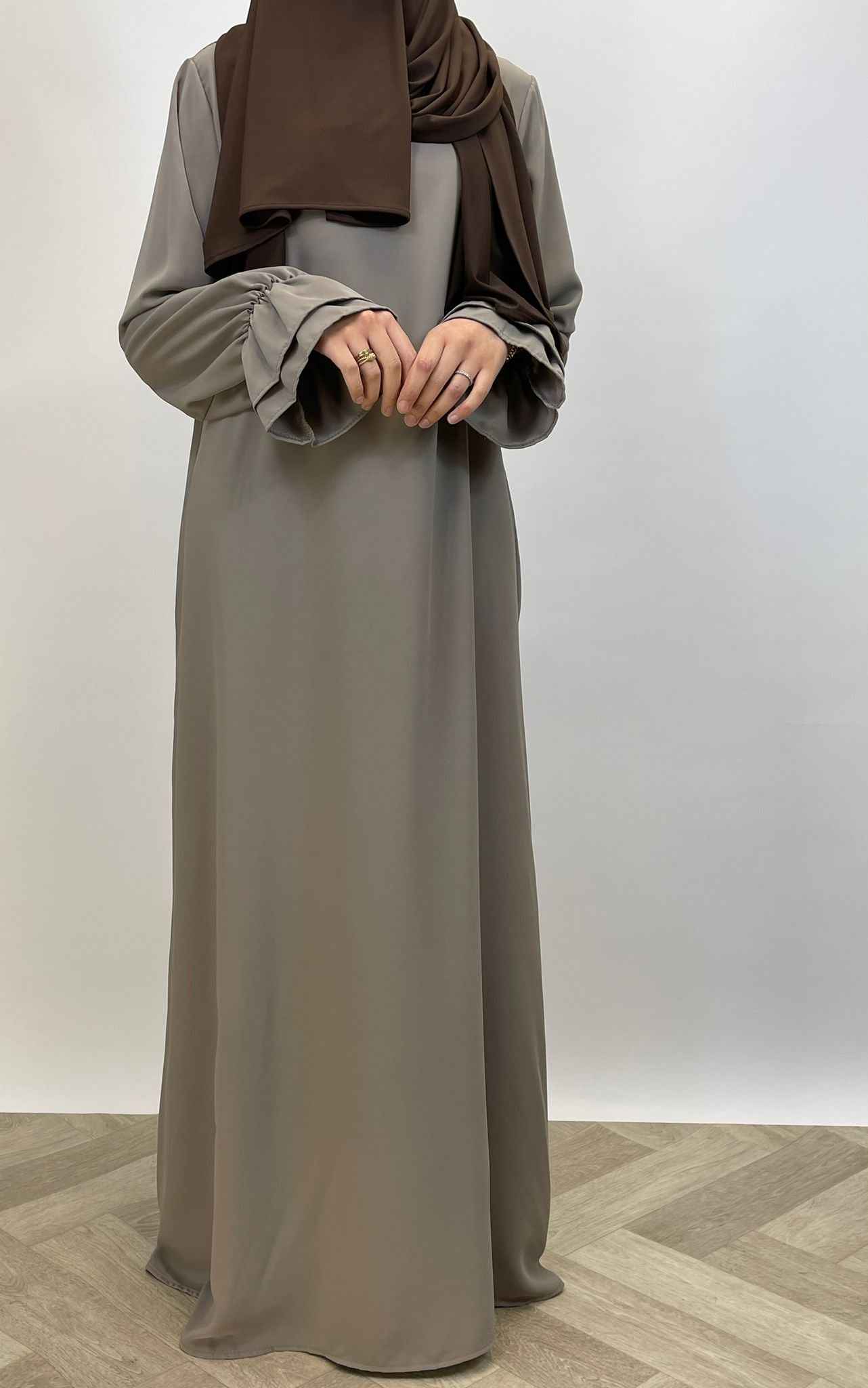 Abaya double sleeve - Taupe - Hijab Boutique