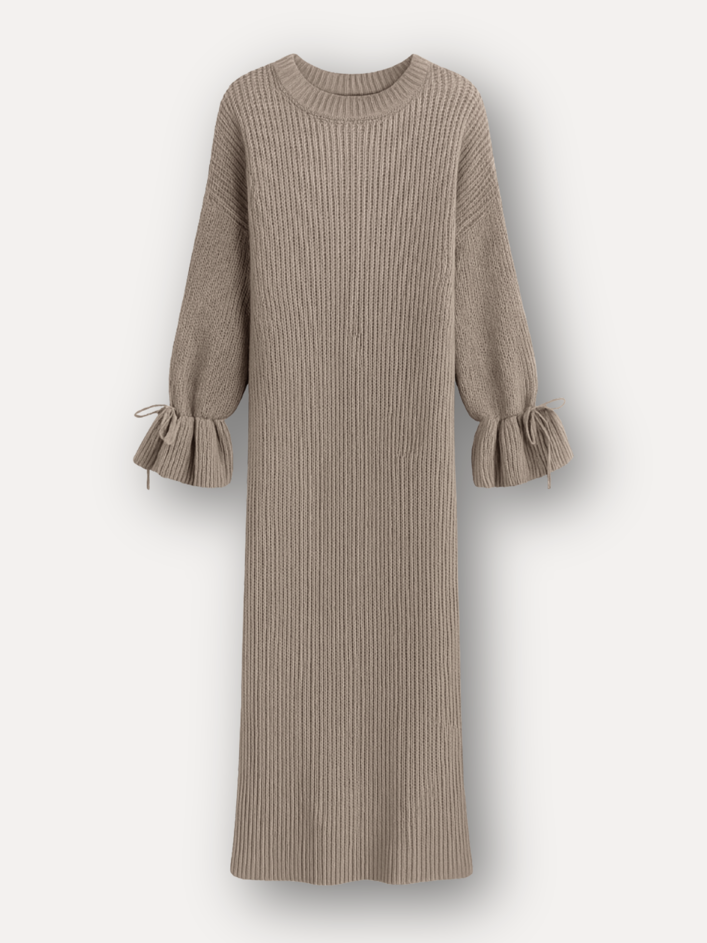 Sweater dress - Soft taupe