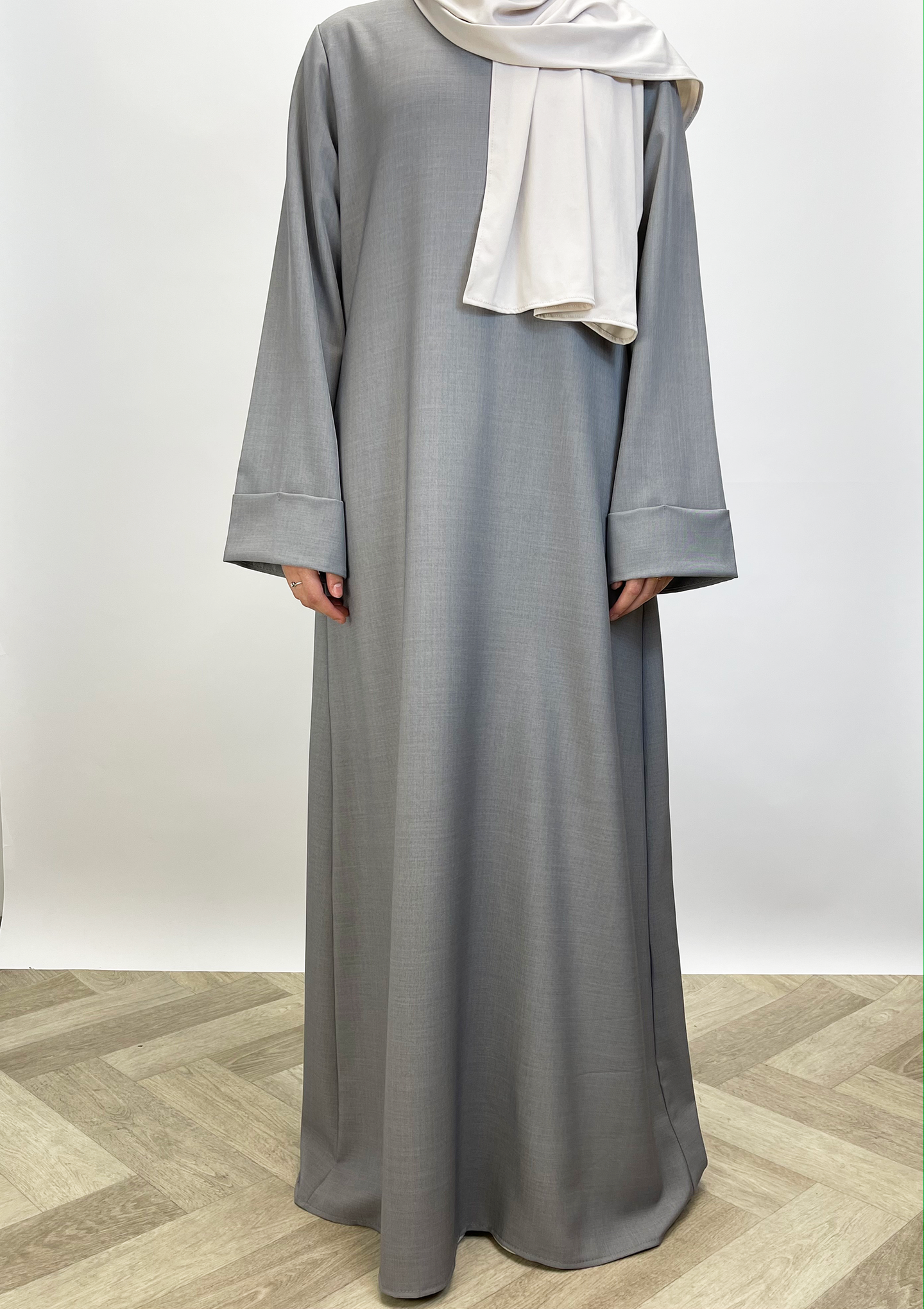 Abaya Lina - Grey - Hijab Boutique