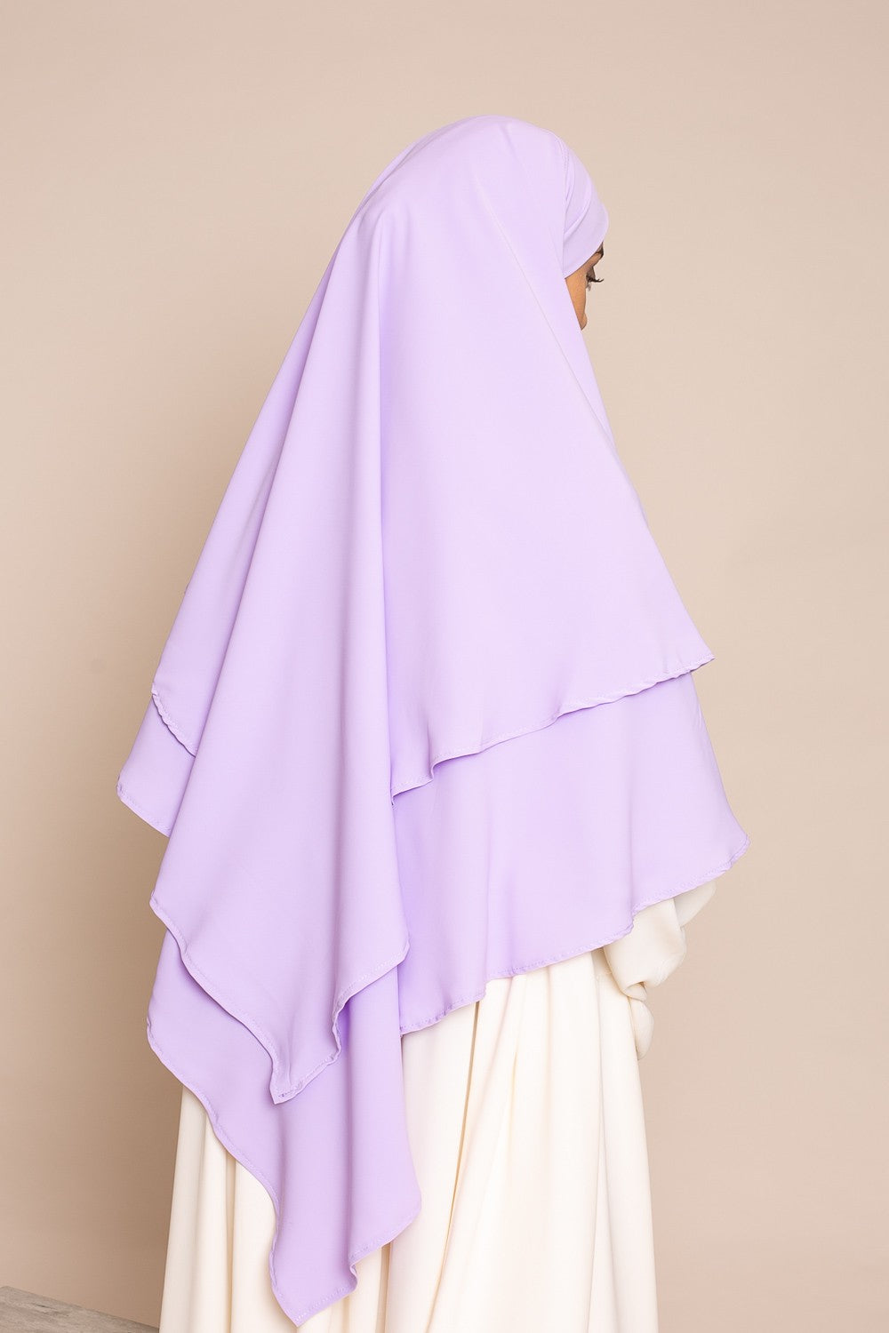 Tie back khimar -  Lila - Hijab Boutique