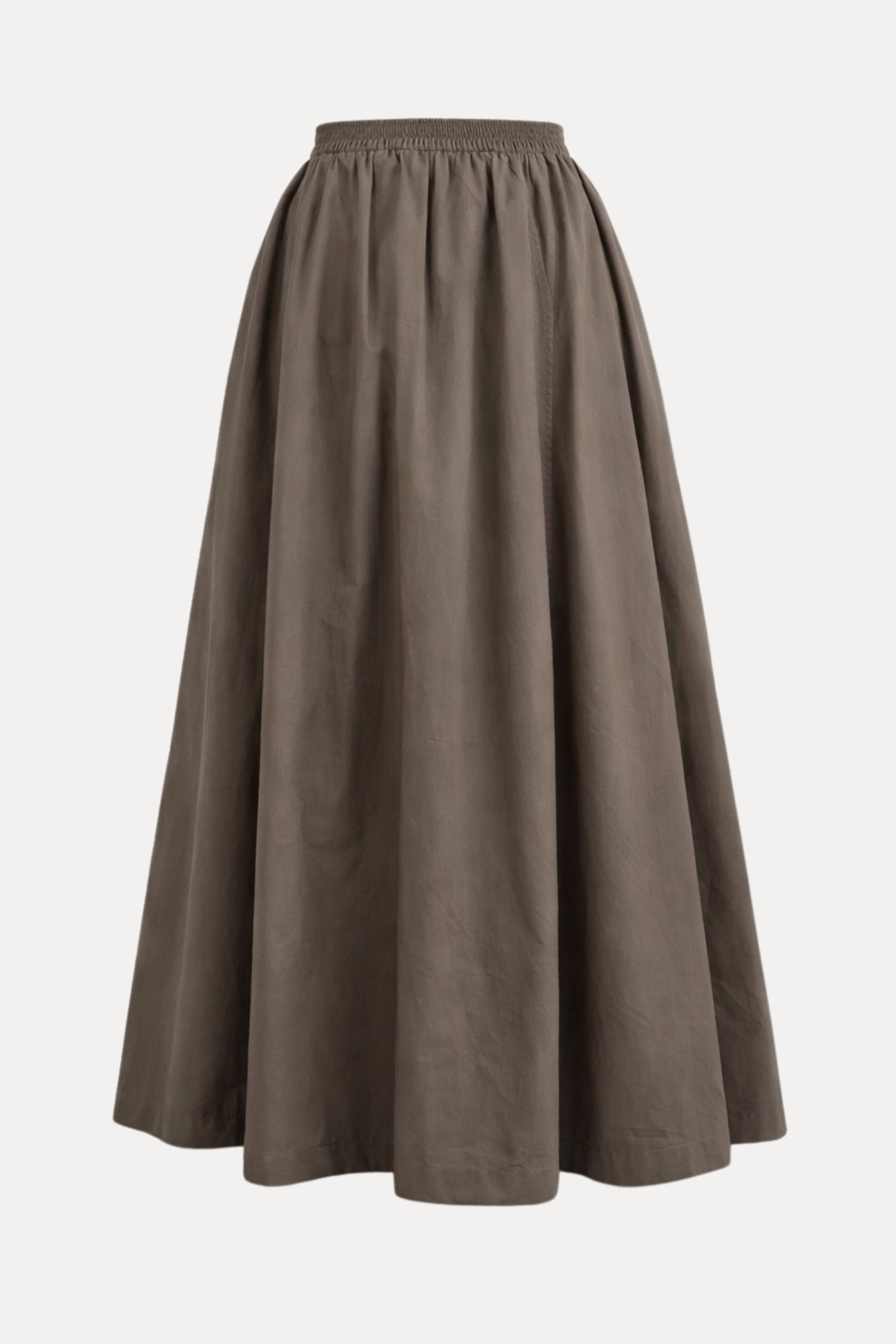 Cotton skirt - Taupe