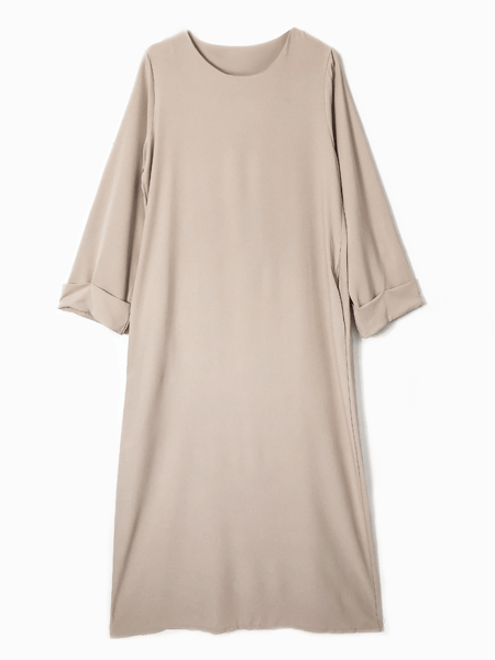 Abaya omslag mouw - Licht beige