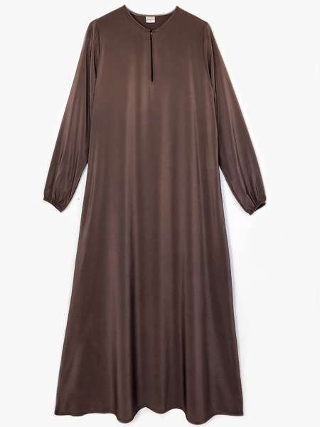 Basic abaya - Bruin - Hijab Boutique