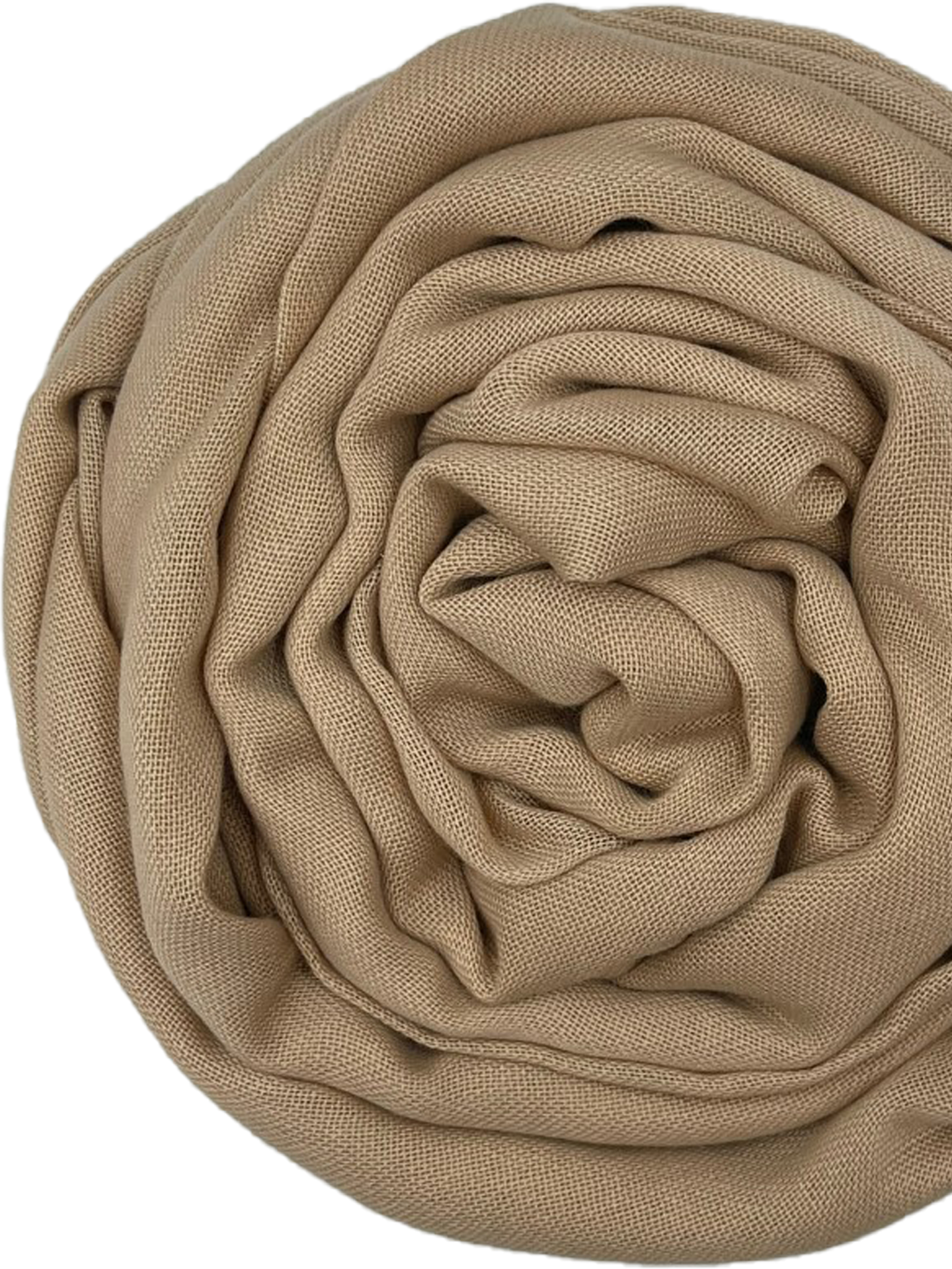 Pashmina korte sliertjes - Dark beige - Hijab Boutique