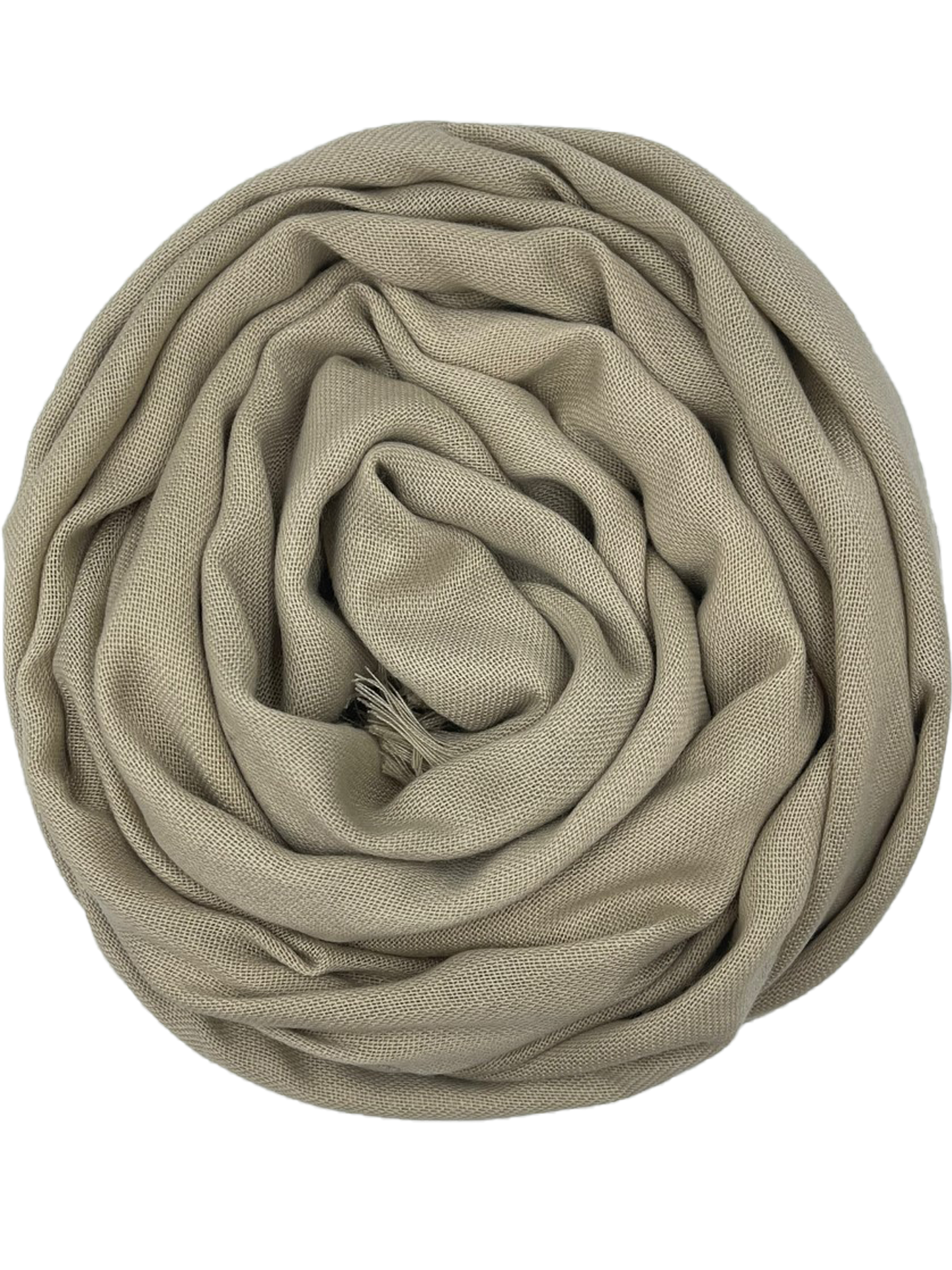 Pashmina korte sliertjes -  Sand