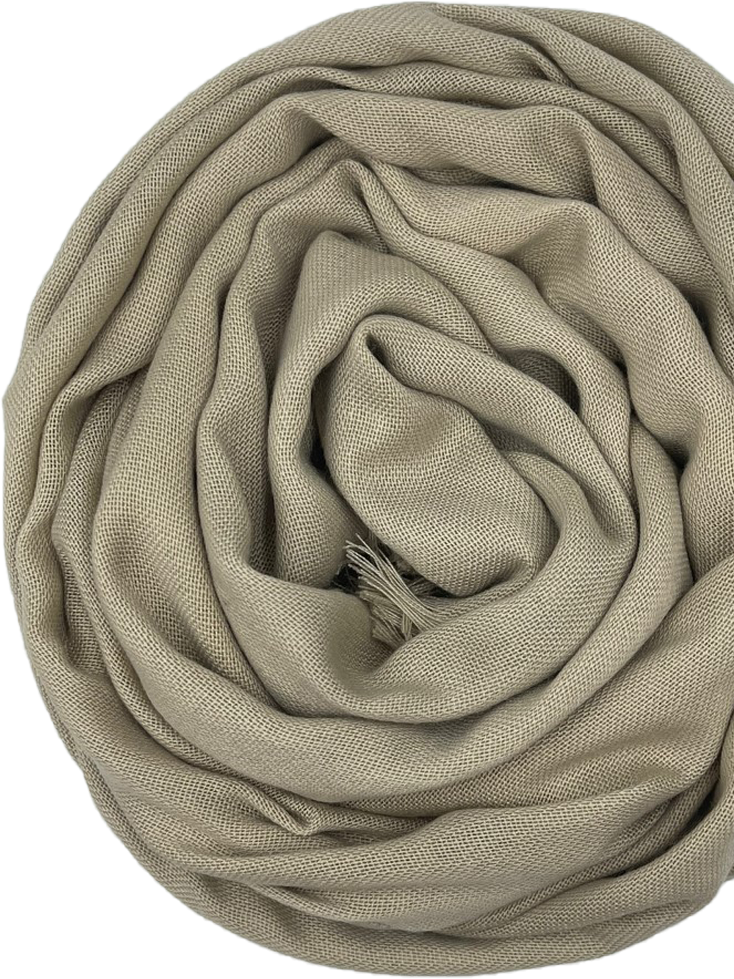 Pashmina korte sliertjes -  Sand