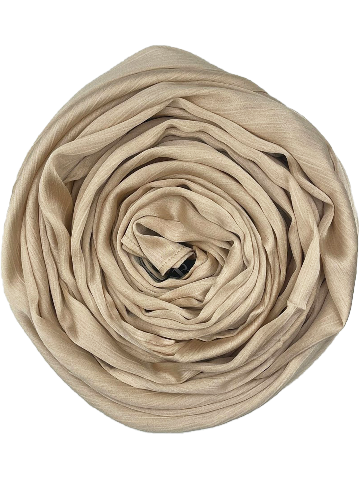 Satin ribble - Soft gold - Hijab Boutique