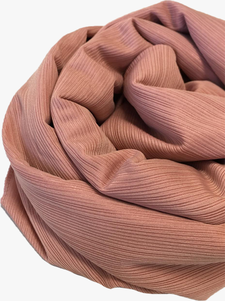 Stretch ribble - Vintage peach