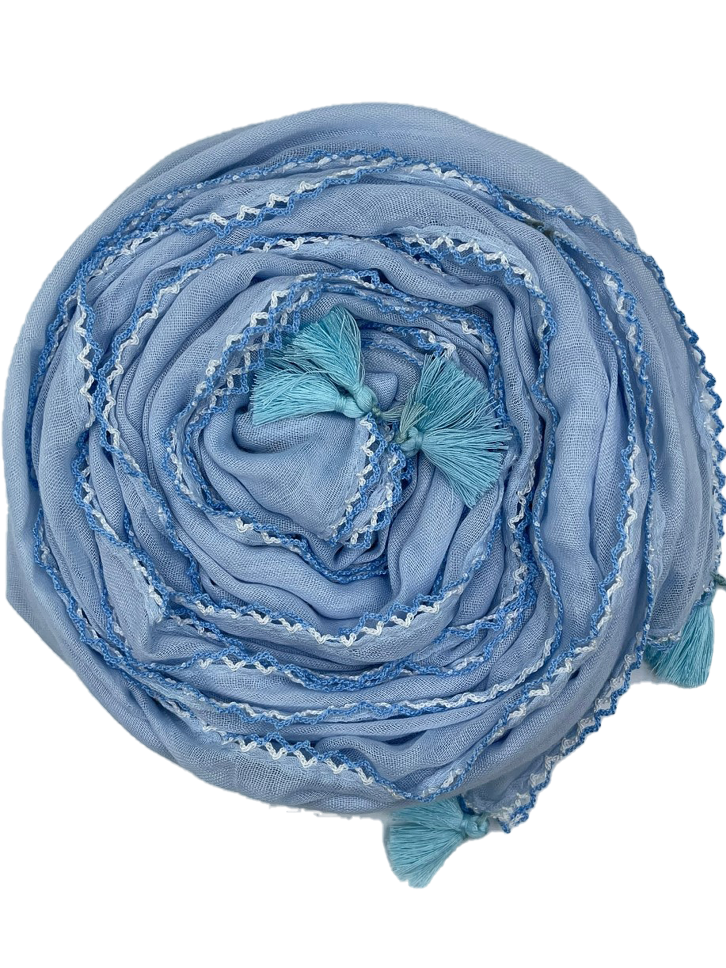 Tassel  – Light blue - Hijab Boutique