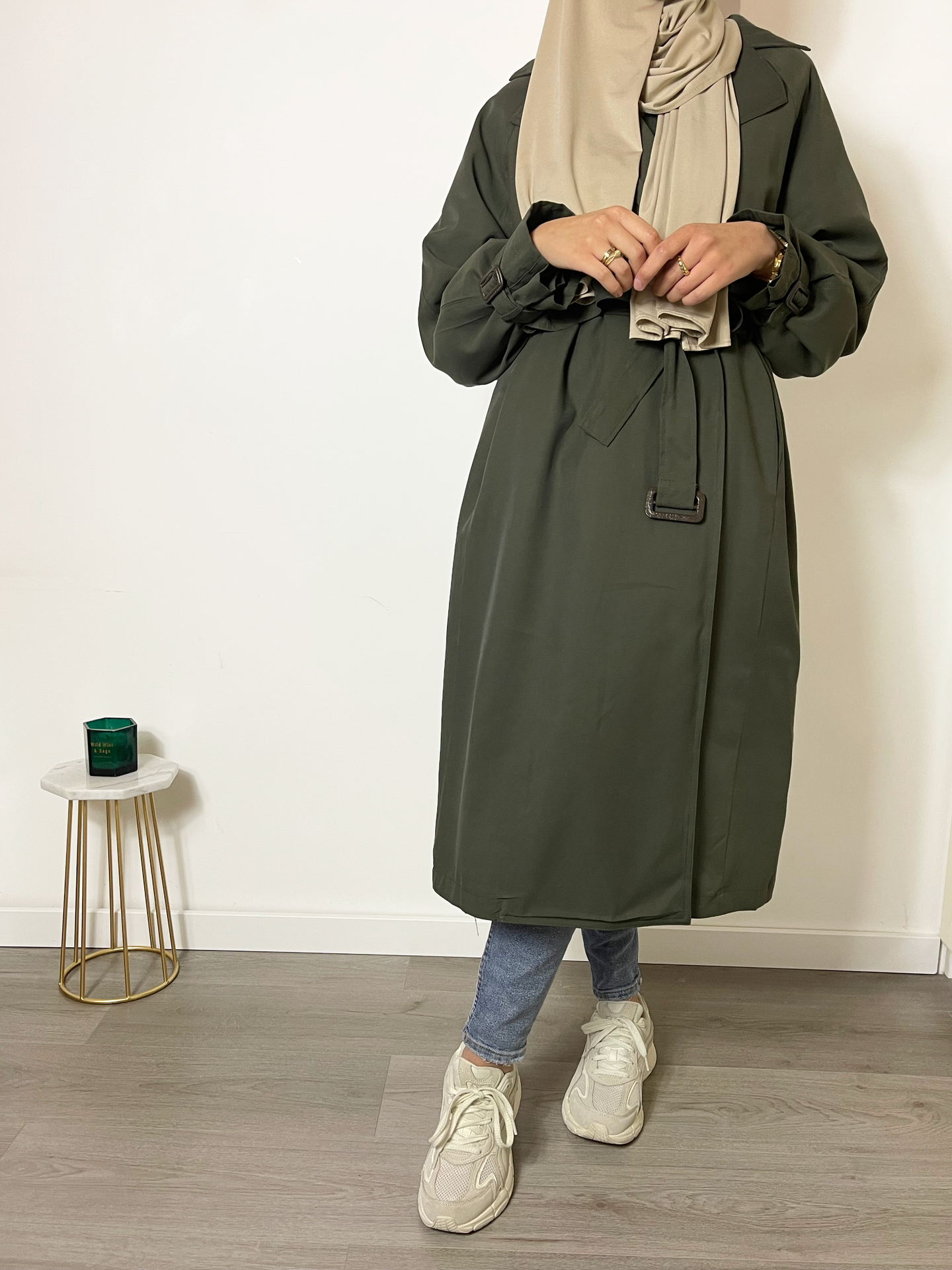 Trenchcoat - Army green - Hijab Boutique