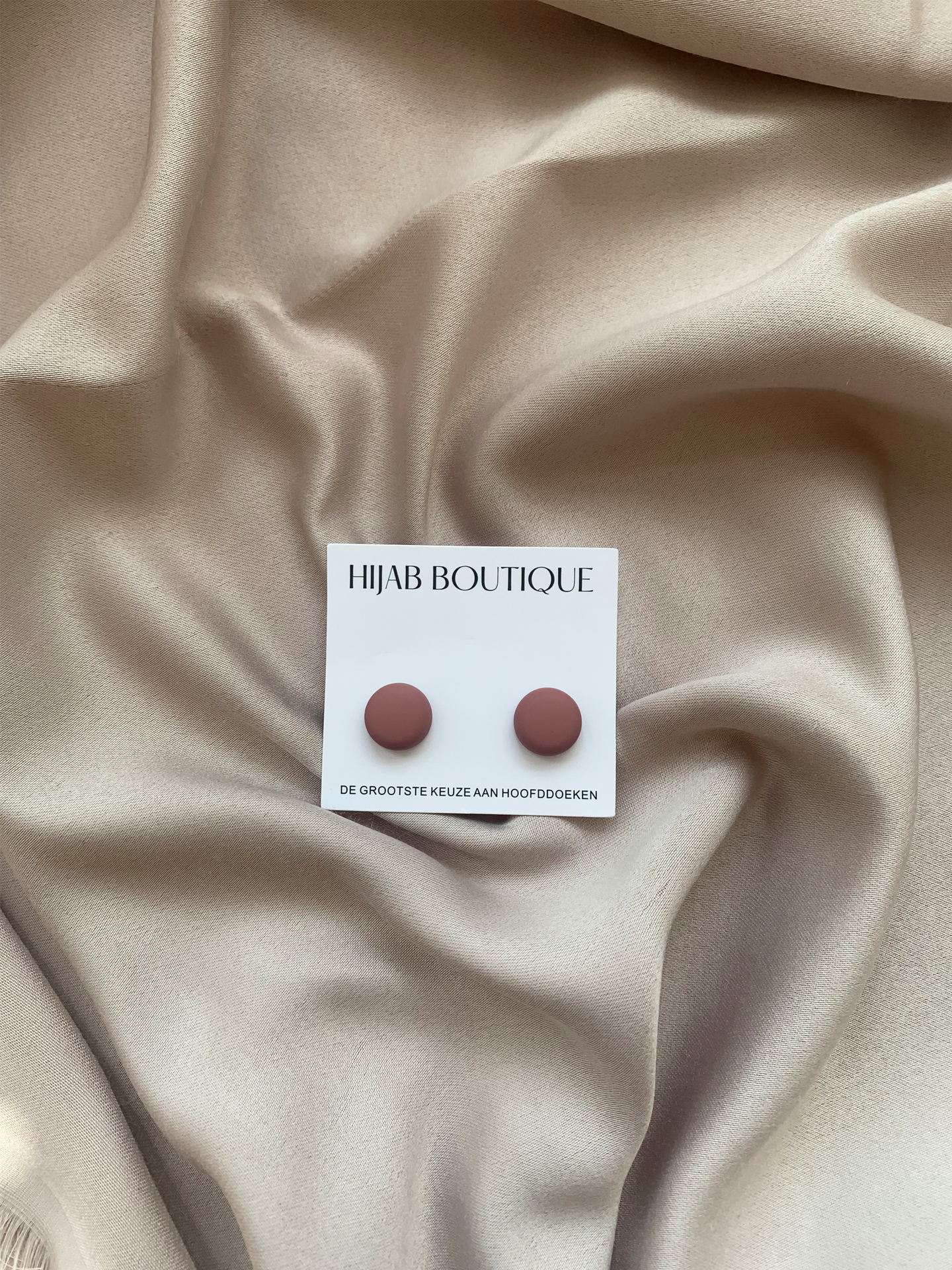 Magneet speld voor je hijab - Mauve