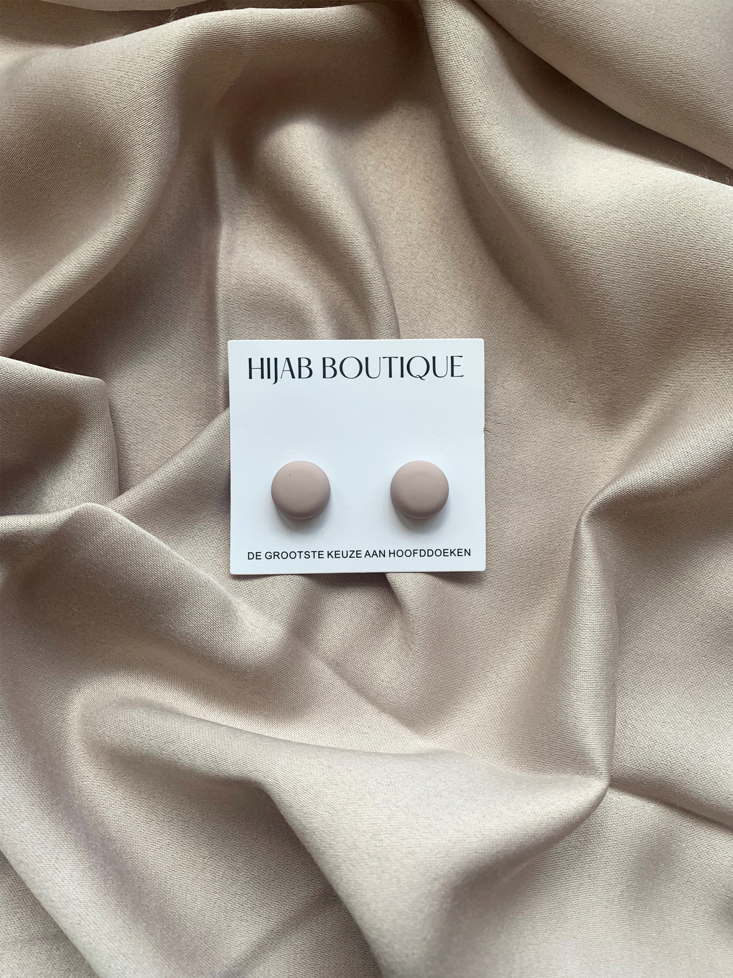 Magneet speld voor je hijab - Soft nude